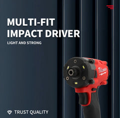 Milwaukee Brushless Impact Driver 300NM 18V Machines Repair Screwdriver Impact Drill Rechargable 18V Battery 4 Speed Power Tool