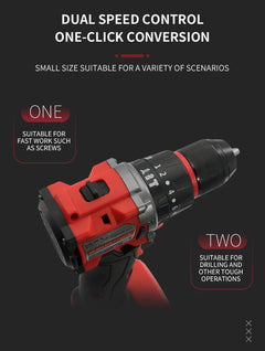 Milwaukee 18V Battery Electric Impact Drill 150N.m Brushless Cordless Screwdriver Rechargeable Power Tool of Decoration Team