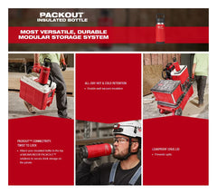 Milwaukee 48-22-8382R/48-22-8396R/48-22-8397R PACKOUT™ Insulated Bottle With Chug Lid Tool Accessories