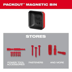 Milwaukee 48-22-8070 PACKOUT Magnetic Bin Drill Bit Storage Box Tool Box MILWAUKEE Power Tool Accessories