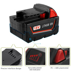 New Milwaukee M18 48-11-1815 48-11-1850 2646-20 2642-21ct service M18 battery positive charger 18V 12800mah