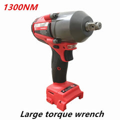 Fit For Milwaukee 18V Battery Cordless 1300NM Wrench Electric Angle Grinder Car Polisher Brushless Impact Drill Power Tools