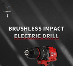 Milwaukee 18V Battery Electric Impact Drill 150N.m Brushless Cordless Screwdriver Rechargeable Power Tool of Decoration Team