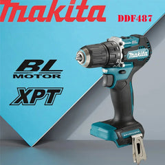 Makita DDF487 10MM Cordless Driver Drill 18V LXT Brushless Motor Compact Torque Lithium Battery Electric Screwdriver Power Tool