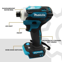 Makita DTD171 Brushless Impact Driver Rechargeable Screwdriver Drills Cordless Power Tools 18V Motor Bare Tool Unit Star Wrench