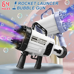 Electric Rocket Bubble Gun Arrow and Bow Summer Toy